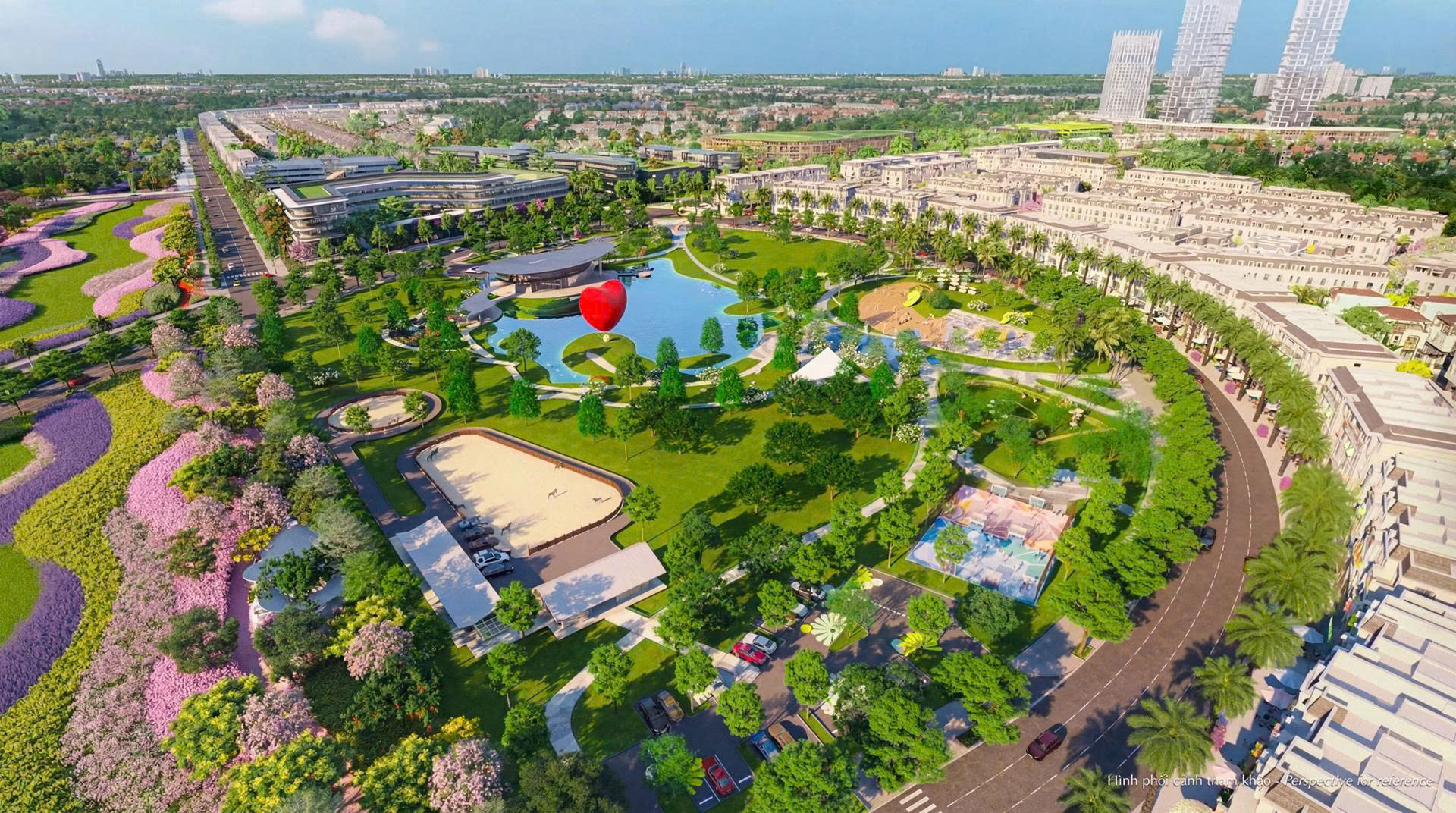 Phối cảnh Hồng Hạc City