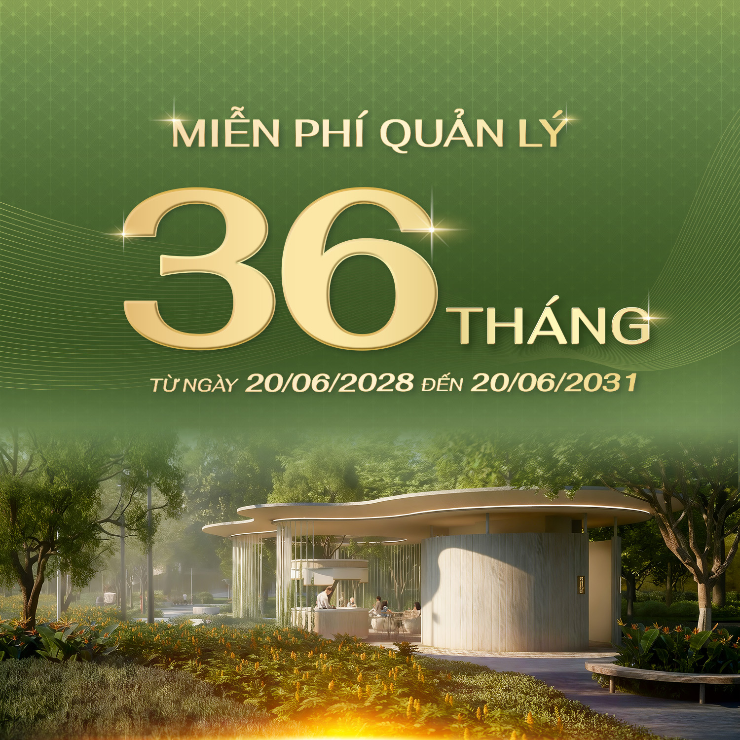 Miễn phí quản lý 36 tháng