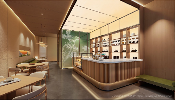 Phối cảnh căn nhà mẫu phong cách Modern Zen tại Hồng Hạc City