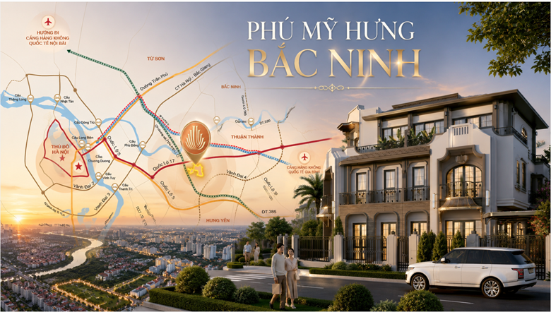 Toàn cảnh khu đô thị Hồng Hạc City Bắc Ninh