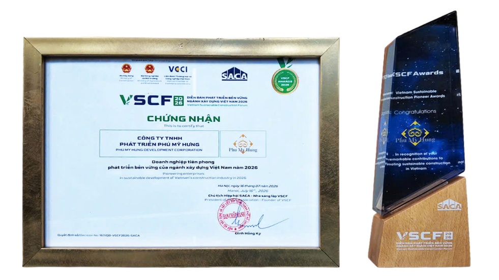 Phú Mỹ Hưng nhận chứng nhận VSCF Award 2026