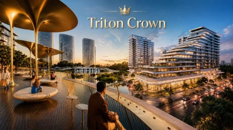 Thiết kế kiến trúc Triton Crown lấy cảm hứng du thuyền