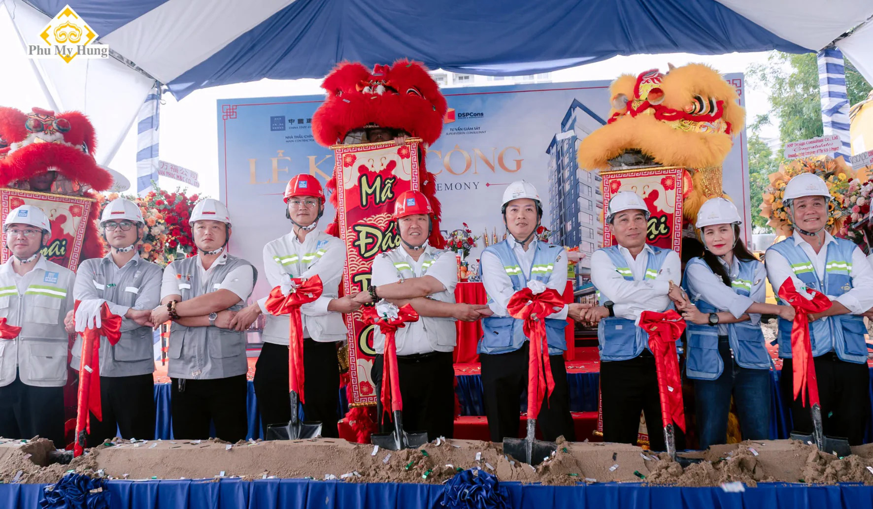 Không khí trang trọng tại lễ khởi công dự án The Aristo của Phú Mỹ Hưng